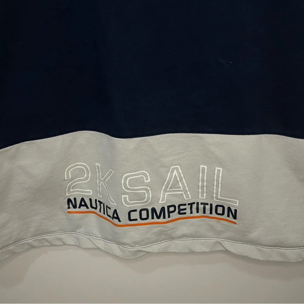 Vintage Nautica Quarter Zip Sleeveles Shirt size XL - Picture 7 of 7